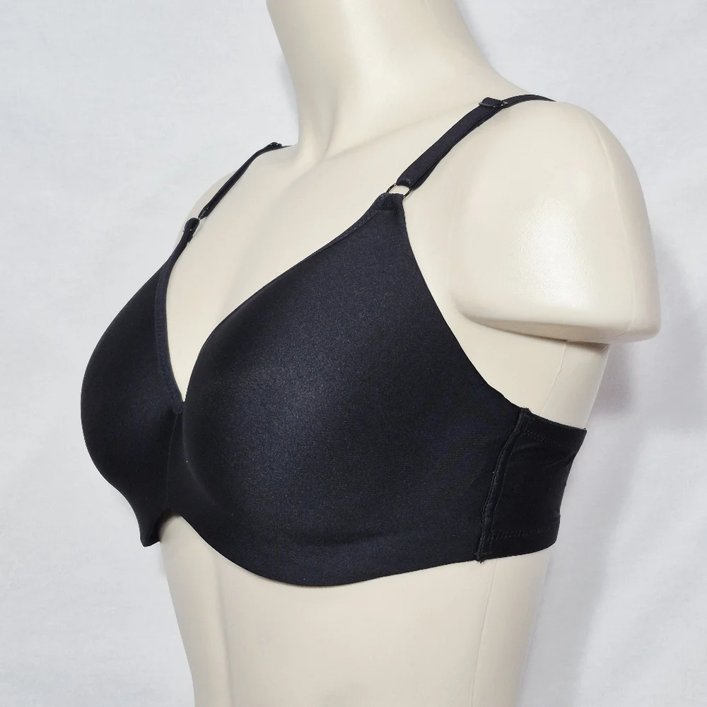36C Hanes MHG606 Invisible Look Convertible‎ Underwire Bra Black